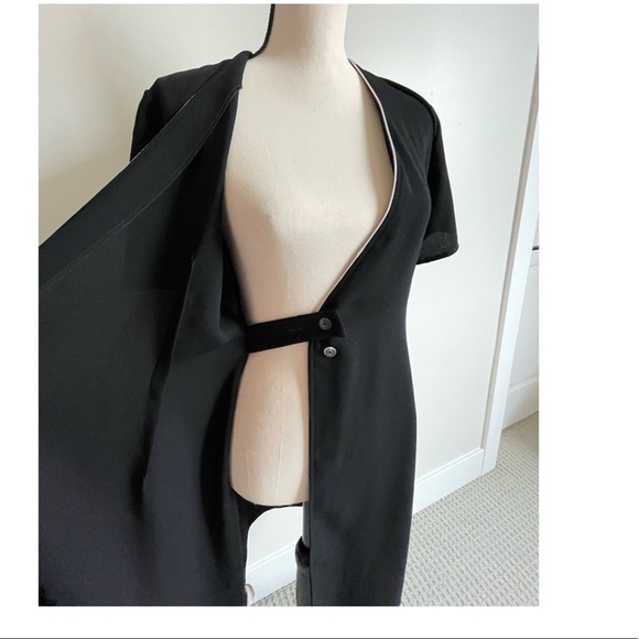 Vintage Woolworth’s wrap dress. Black with white outline. Very pretty. Size S. - Picture 4 of 5